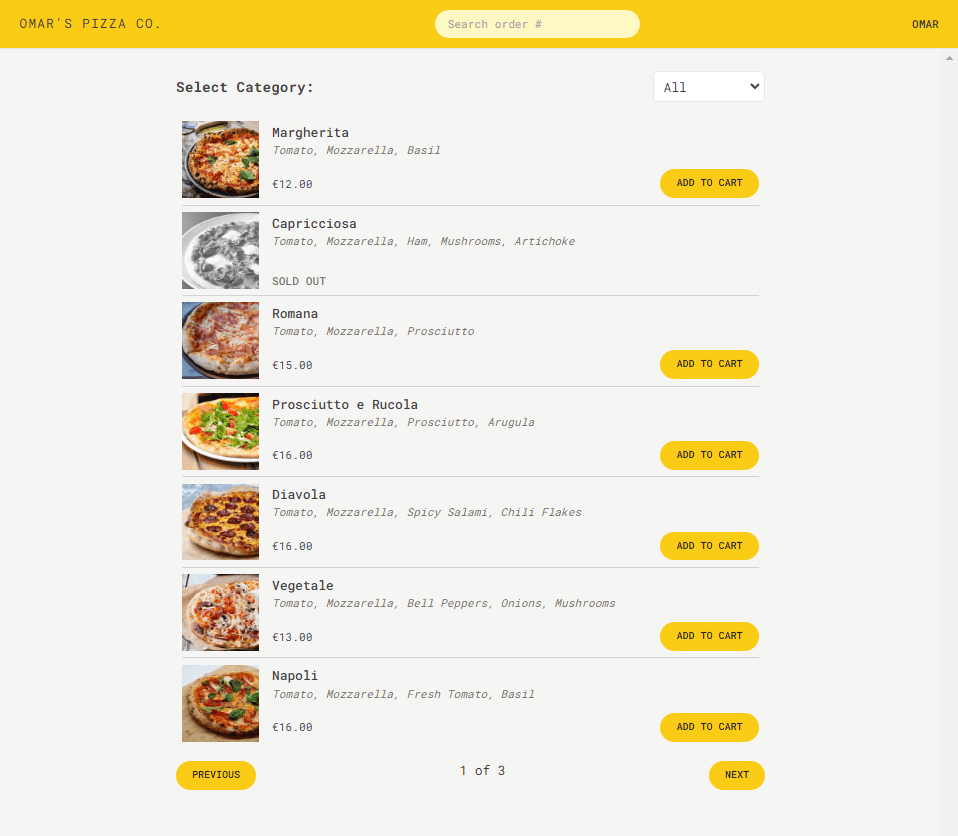 Pizza App